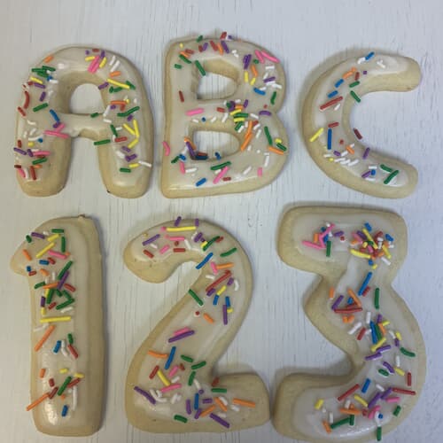 Message Cookies (Letters and  Numbers)