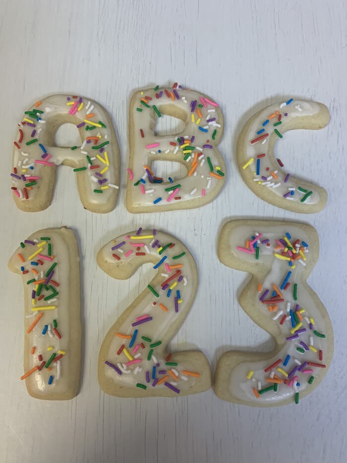 Message Cookies (Letters and  Numbers)