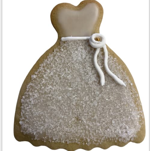Wedding Dress Sugar Cookies