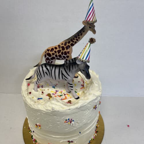 PARTY ANIMAL Cake 6" double layer (serves 12-15)