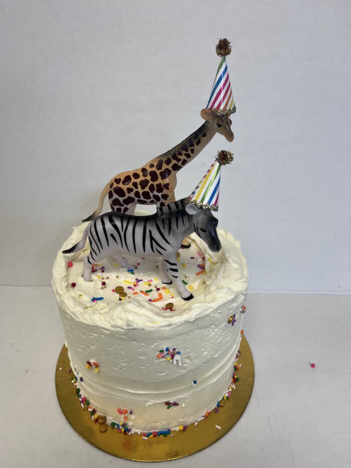 PARTY ANIMAL Cake 6" double layer (serves 12-15)