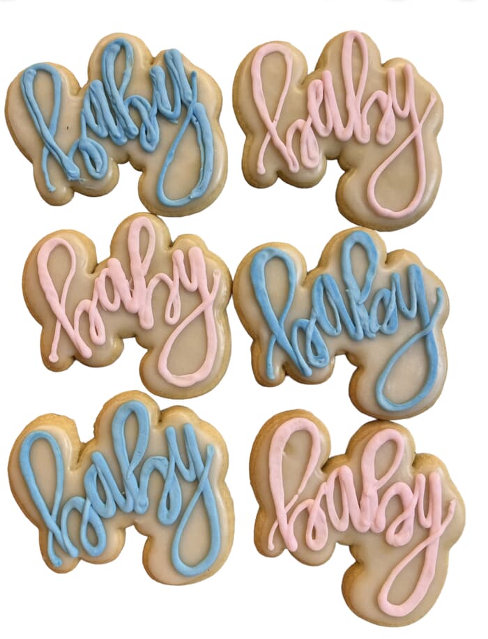 Baby Design Sugar Cookies
