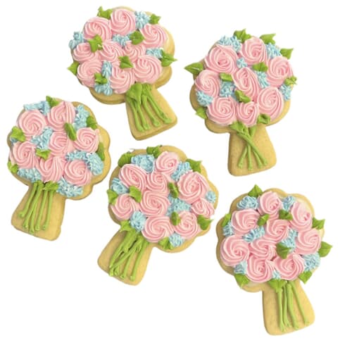 🌸 MOTHERS DAY Bouquet Sugar Cookies