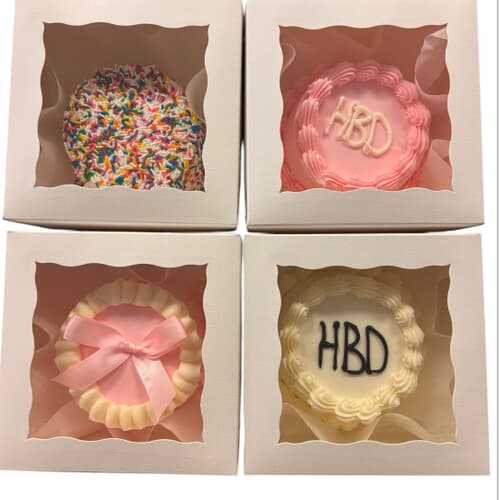 🎀 4” single layer BENTO Cake