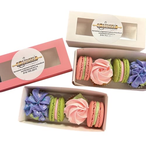🌸 MACARONS & MINI CUPCAKES