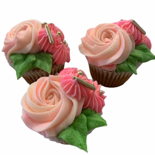 Modern Bouquet Cupcakes 6 Pack