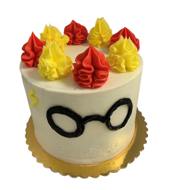 Harry Potter Butter Beer Cake 6-Inch double layer serves 15