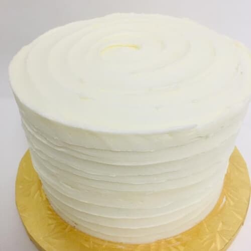 Textured Cake 6-Inch double Layer Cake (serves 12-15)