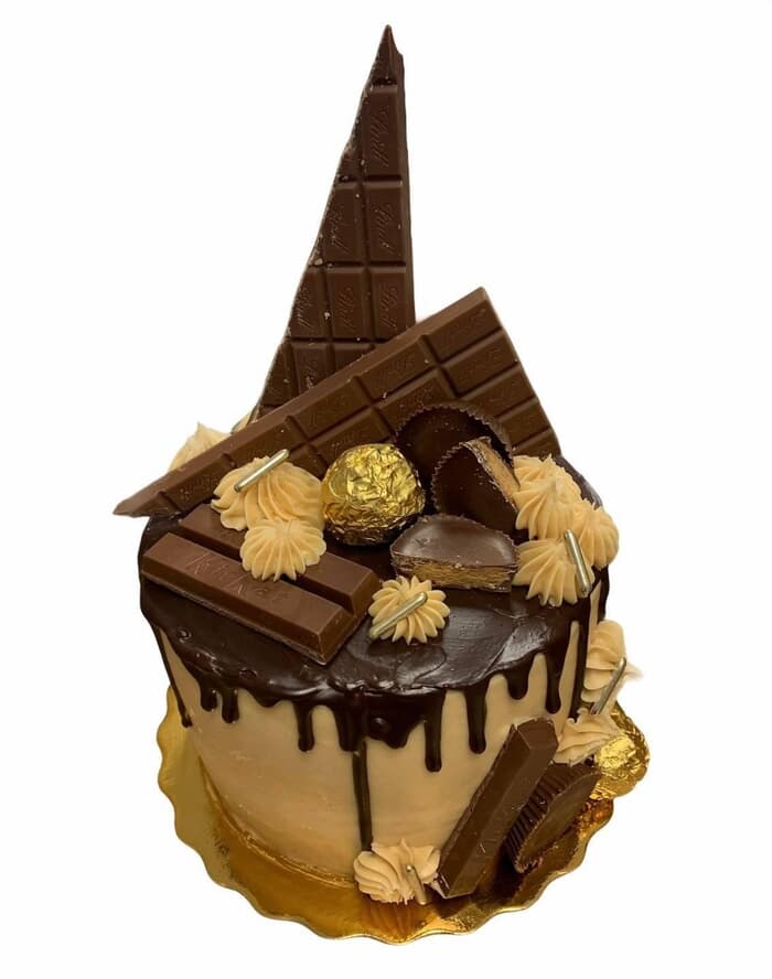 Chocolate PB Drip Cake 6-Inch double layer serves 12-15