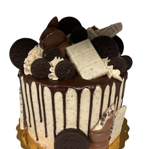 Cookies n Cream Drip Cake 6-Inch Double Layer Serves 12-15