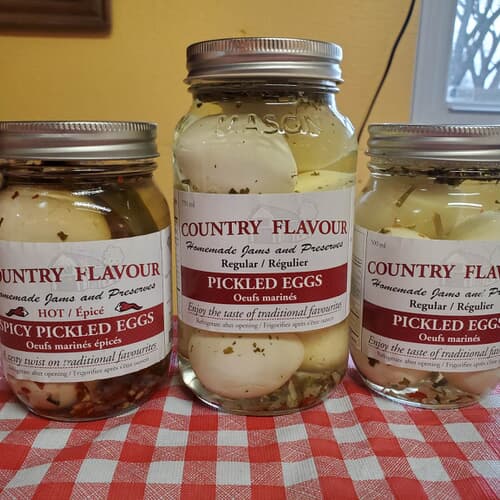 Local made: Pickled Eggs