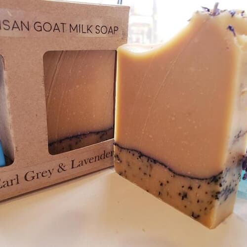 Earl Grey & Lavender Infused Goat Milk Soap