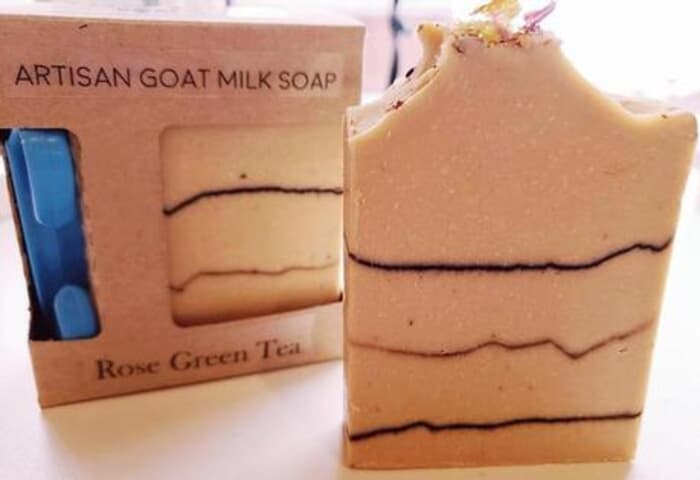 Rose Green Tea Infused Goat Milk Soap