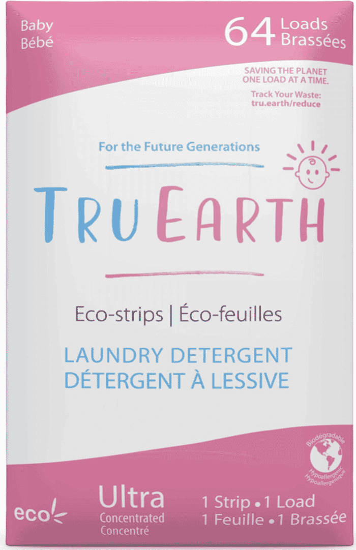 Tru Earth Eco-strips Laundry Detergent (Baby) - 64 Loads