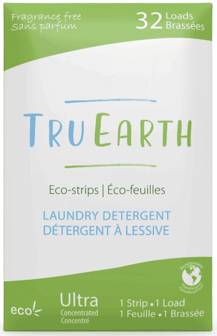 Tru Earth Eco-strips Laundry Detergent (Fragrance-free) - 32 Loads