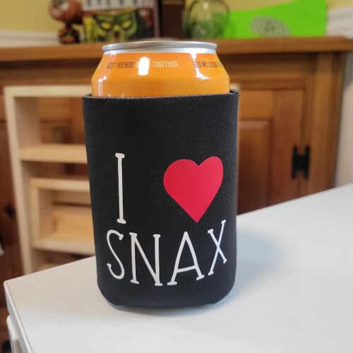 I ❤️ Snax Koozie