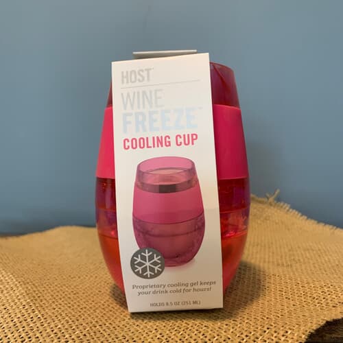 Wine Freeze Cooling Cup (Hot Pink)