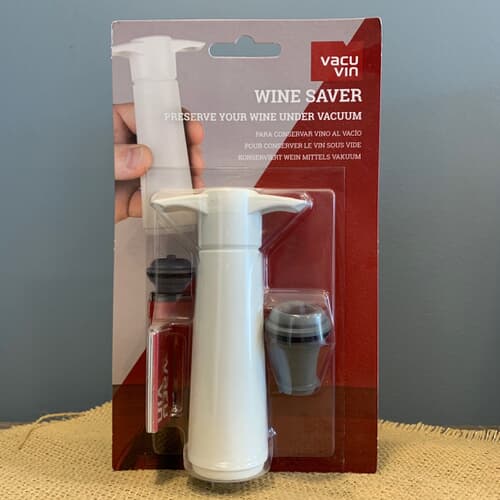 Vacu-Vin Wine Saver (White)