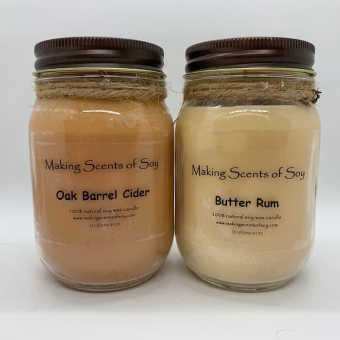 Food Scent Soy Candles
