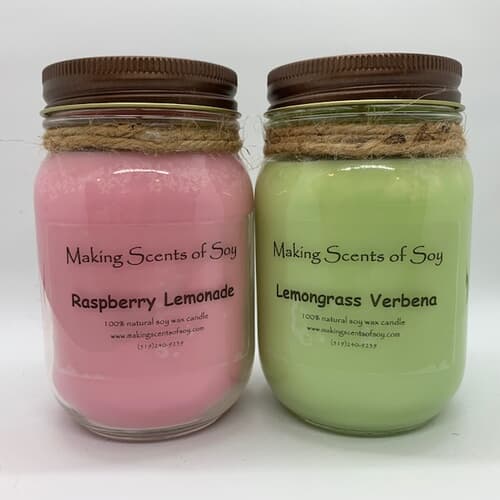 Fruity Scent Soy Candles