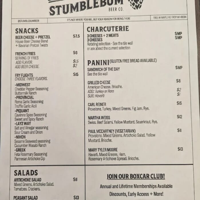 Stumblebum Beer Co.