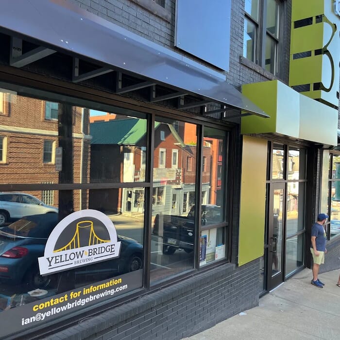 Yellow Bridge Brewing Tap & Table