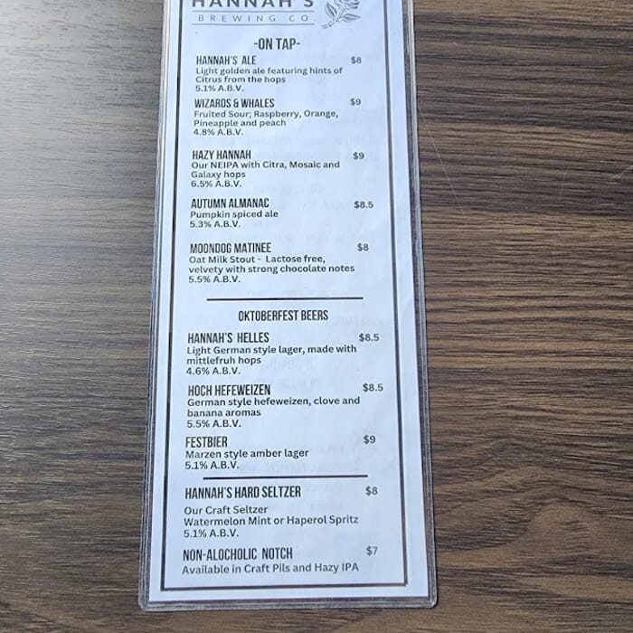 Hannah's Brewing Co.