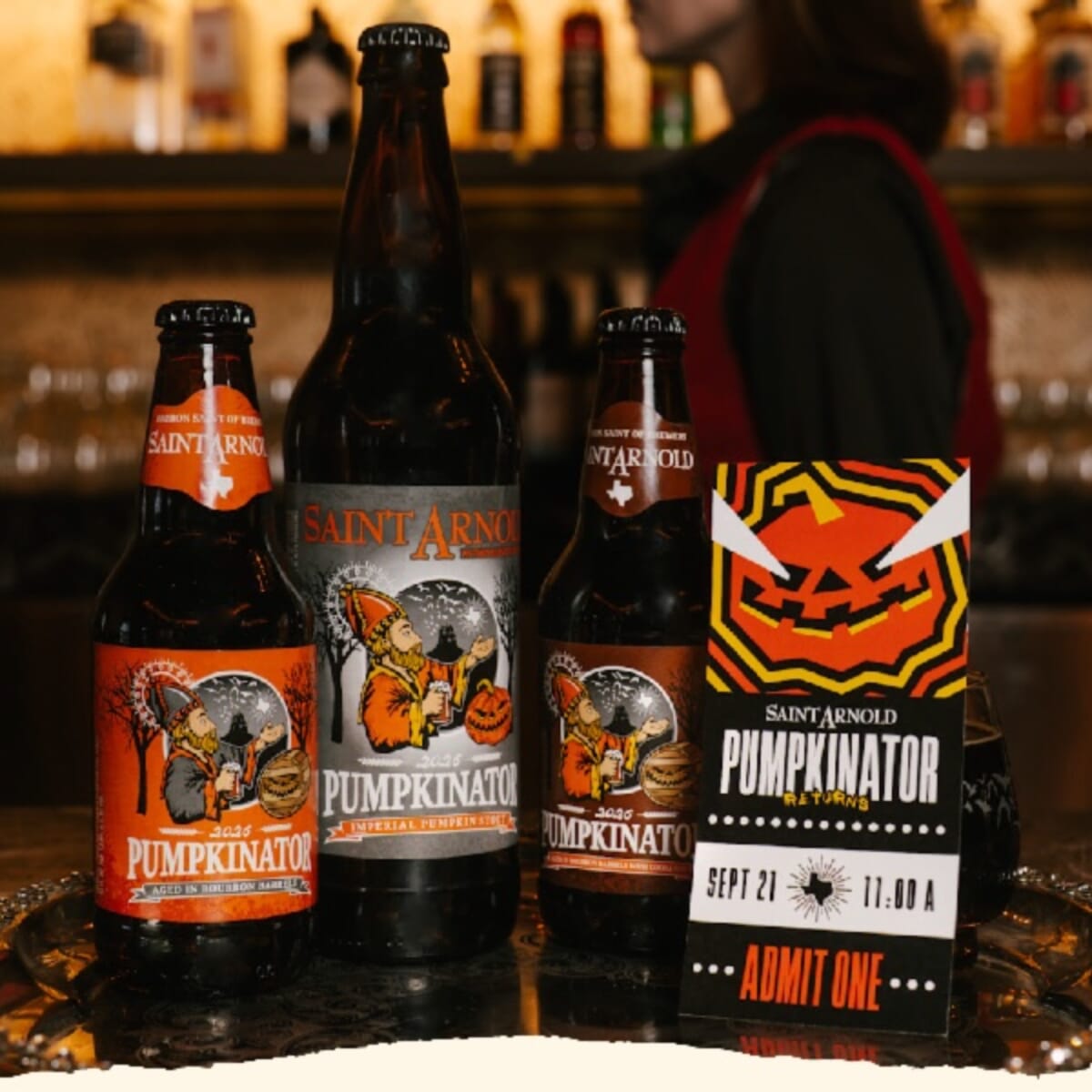 Pumpkinator Aged in Bourbon Barrels with Cocoa Nibs