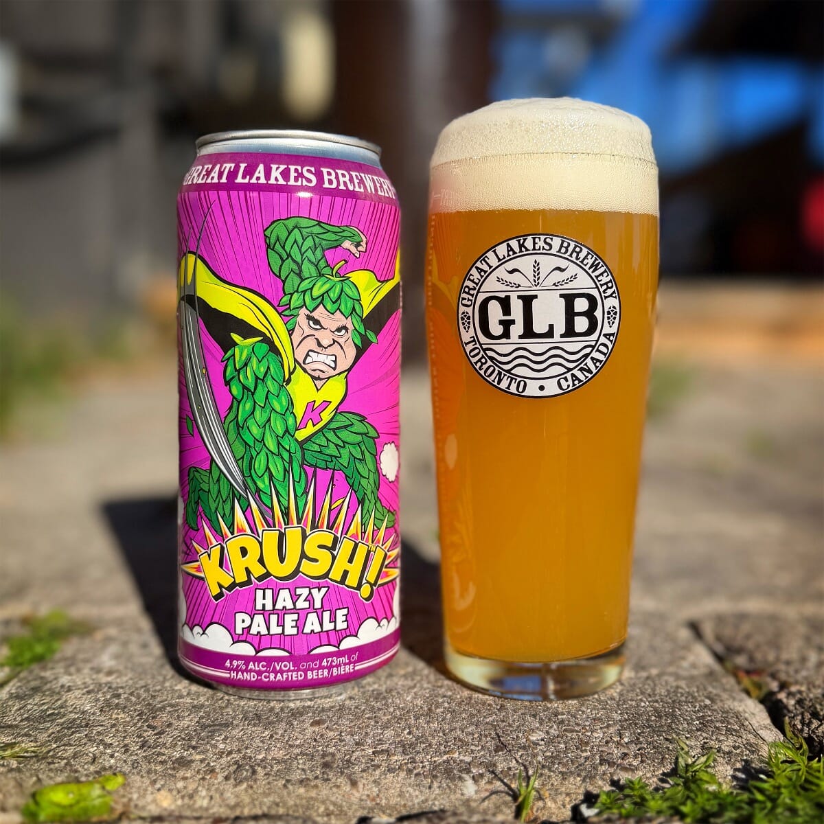 KRUSH! Hazy Pale Ale: Hazy Pale Ale from Great Lakes Brewery (Etobicoke ...