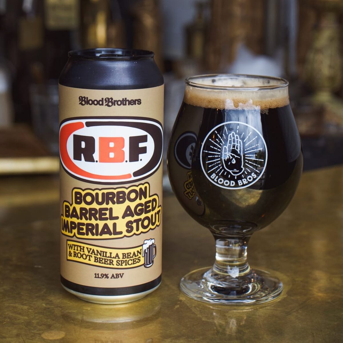 R.B.F.: Bourbon Barrel-Aged Imperial Stout from Blood Brothers Brewing ...